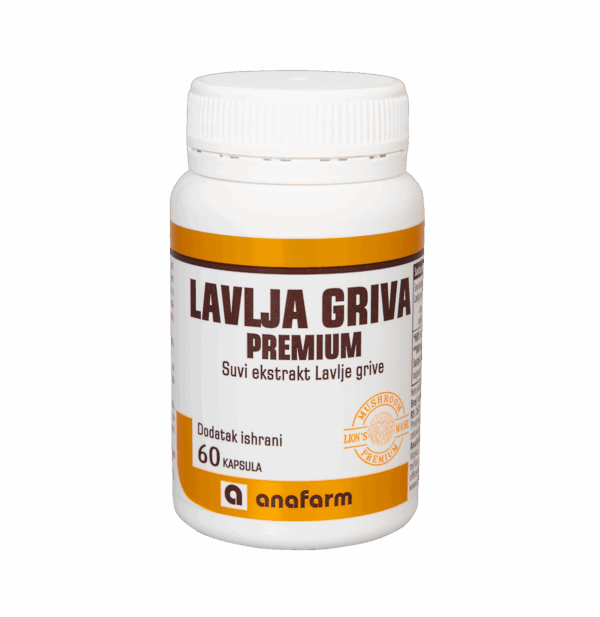 LAVLJA GRIVA PREMIUM 60 kapsula