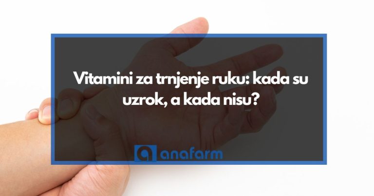 Vitamini za trnjenje ruku: kada su uzrok, a kada nisu?